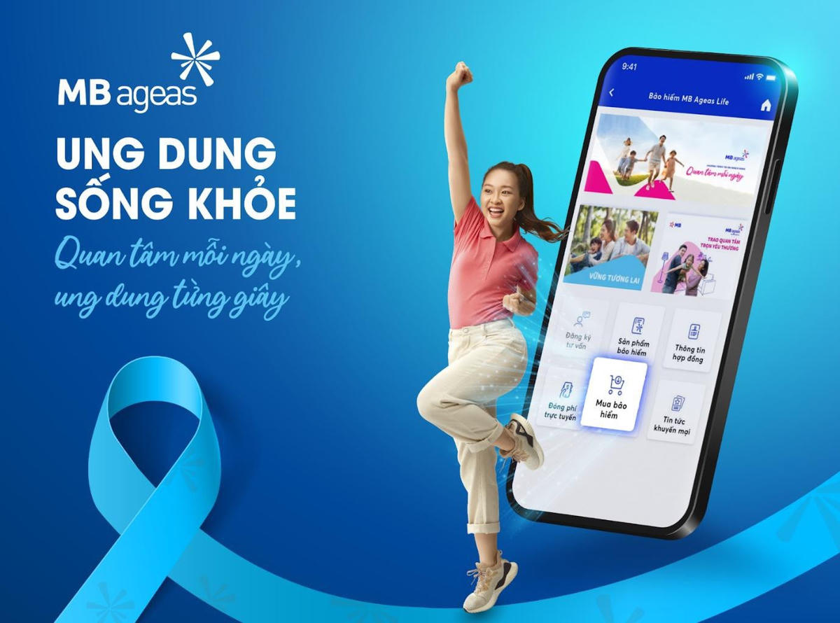 Sản phẩm “Ung dung sống khỏe” của MB Ageas Life với nhiều quyền lợi vượt trội.
