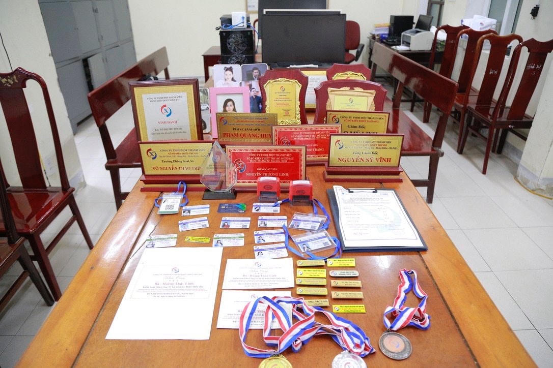 Tang vật vụ án.
