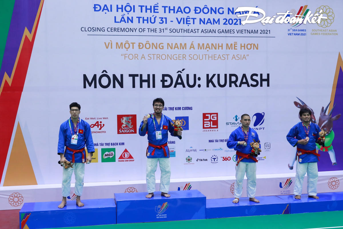 'Cơn mưa' Huy chương Vàng của đội tuyển Kurash Việt Nam
