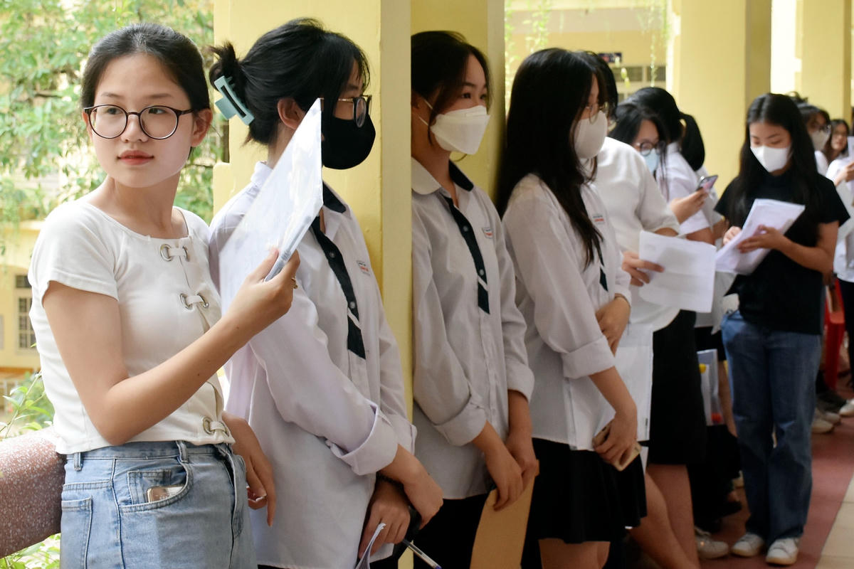 Thí sinh dự thi tốt nghiệp THPT năm 2023.