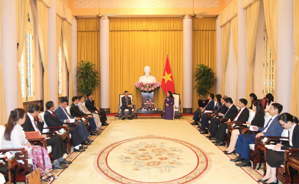 Đoàn đại biểu Hội đồng Quốc gia Mặt trận Đoàn kết Phát triển Tổ quốc Campuchia kết thúc tốt đẹp chuyến công tác tại Việt Nam