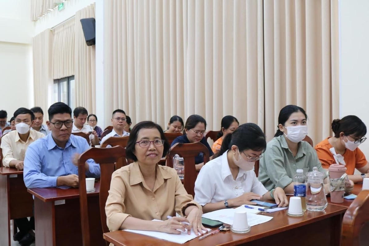 Một lớp tập huấn về kiến thức đảm bảo an toàn thực phẩm cho cán bộ Mặt trận các cấp tại TP HCM năm 2023.