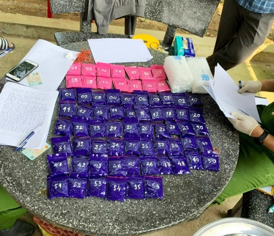 Tang vật vụ án. (ảnh: CAQB)