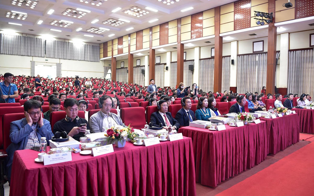 Hội thảo thu hút sự tham gia của các chuyên gia Hàn Quốc.