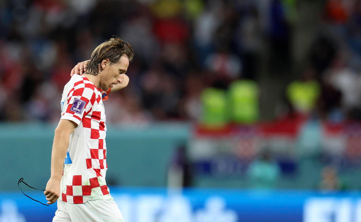 Người hâm mộ vẫn chờ đợi Modric có thêm siêu phẩm trivela ở World Cup. Ảnh: 163.