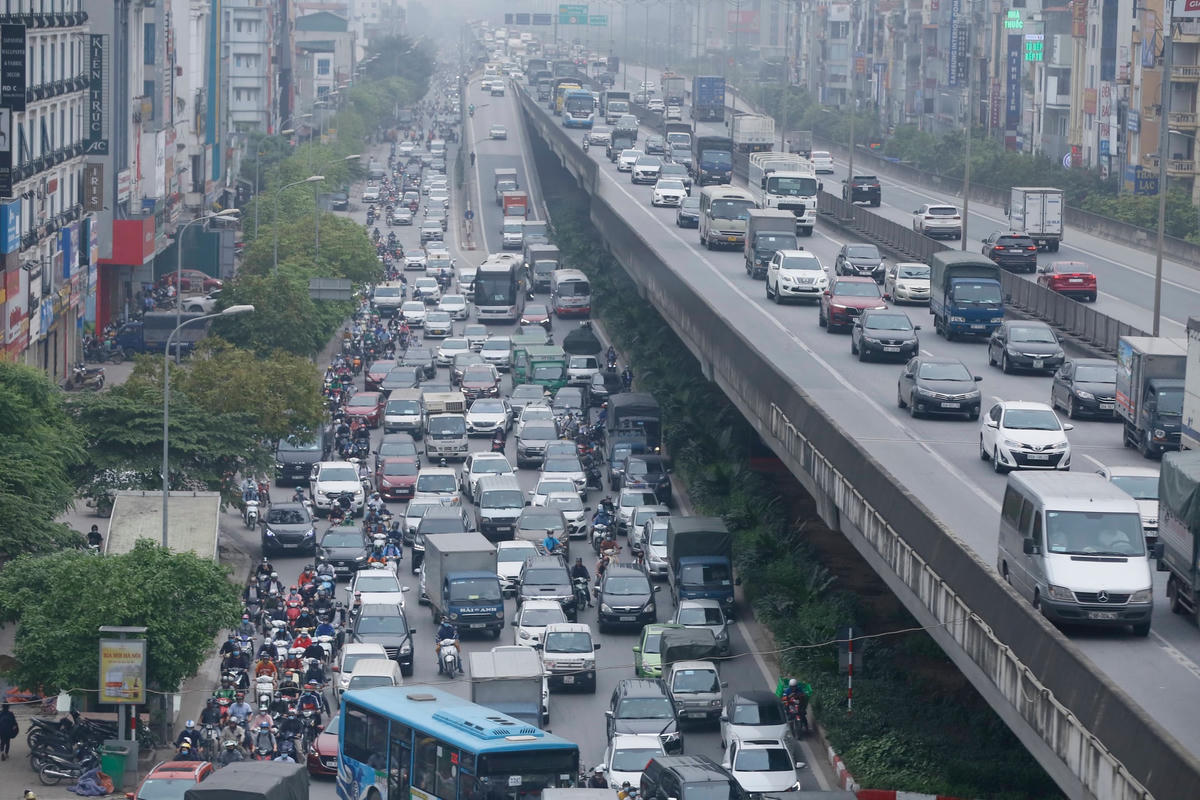 Dự án Vành đai 4 – Vùng Thủ đô Hà Nội để giải quyết điểm nghẽn hạ tầng vốn đã rất cam go cho Hà Nội. Ảnh: Quang Vinh.  