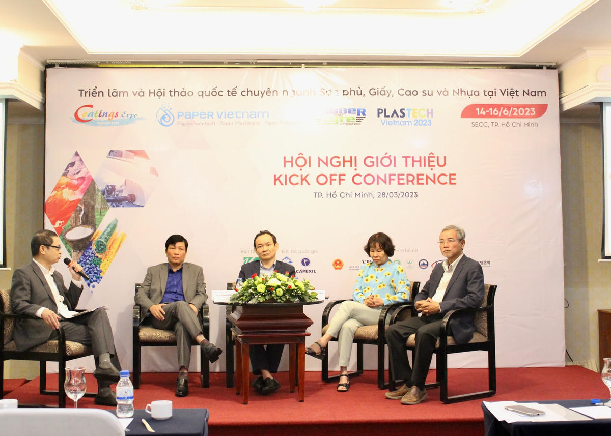Khởi động chuỗi Triển lãm thương mại quốc tế chuyên ngành sơn, giấy, cao su, nhựa.