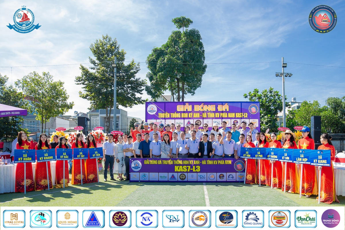 Giải bóng đá "Truyền thống Hội đồng hương Kỳ Anh - Hà Tĩnh khu vực phía Nam KAS7-L3” đã khai mạc tại sân bóng Lê Hoàng, Biên Hòa, Đồng Nai