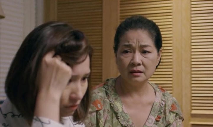 Thế mạnh của NSƯT Minh Phương là những cảnh khóc, nặng về tâm lý. Ảnh: CMH. 