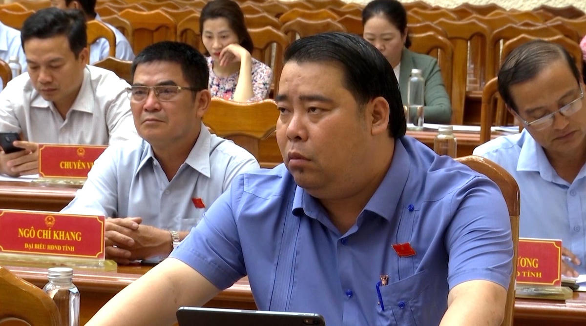 Ông Nguyễn Viết Dũng trong một lần dự họp HĐND tỉnh Quảng Nam. (Ảnh CTV).