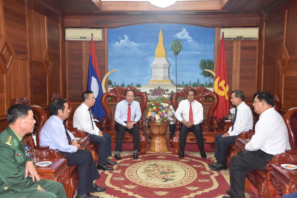 Quang cảnh buổi tiếp.