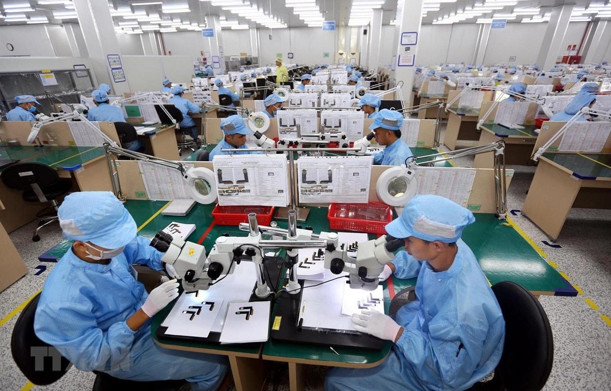 Nhiều doanh nghiệp FDI tiếp tục mở rộng quy mô tại Việt Nam. Ảnh: Anh Nhi.