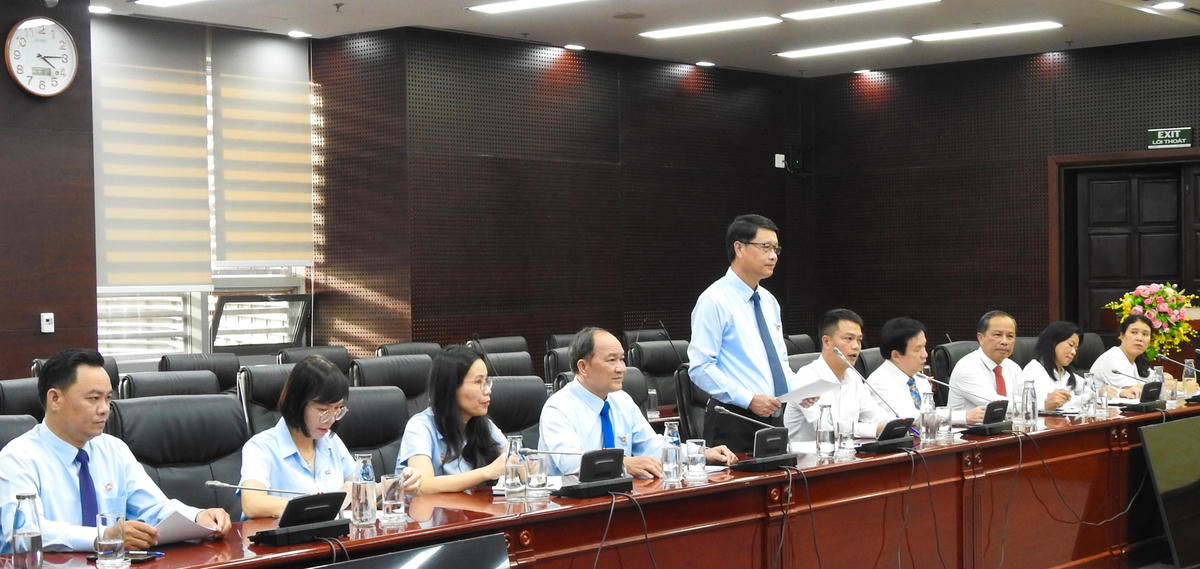 Quang cảnh buổi làm việc. Ảnh: Thanh Tùng.