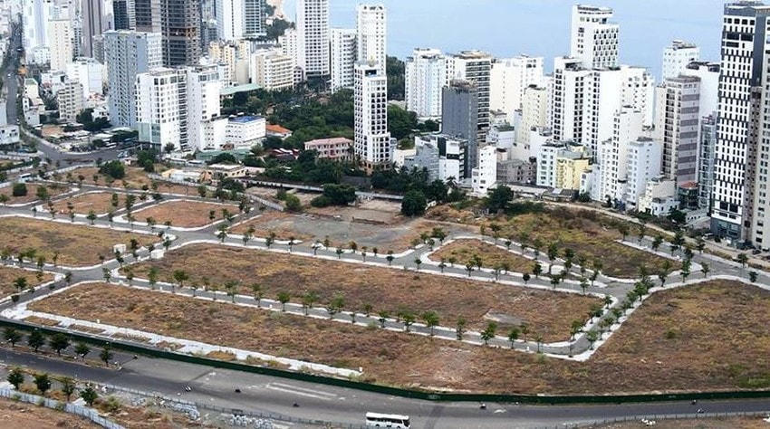 Tập đoàn Phúc Sơn đã phân lô bán nền tại sân bay Nha Trang. Ảnh: HH.