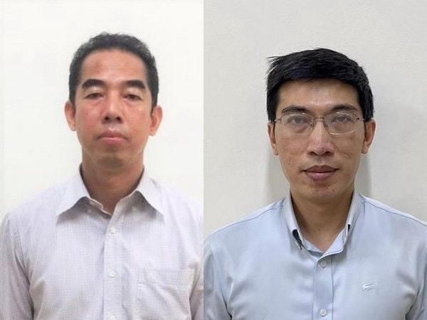 Ông Tô Anh Dũng (trái) và ông Nguyễn Quang Linh. (Ảnh: TTXVN).