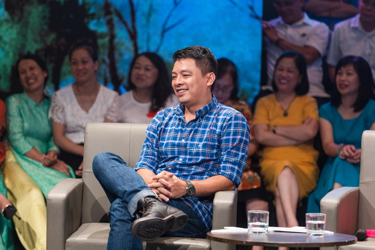 Nhà báo Nguyễn Tiến Tuấn Anh. 
