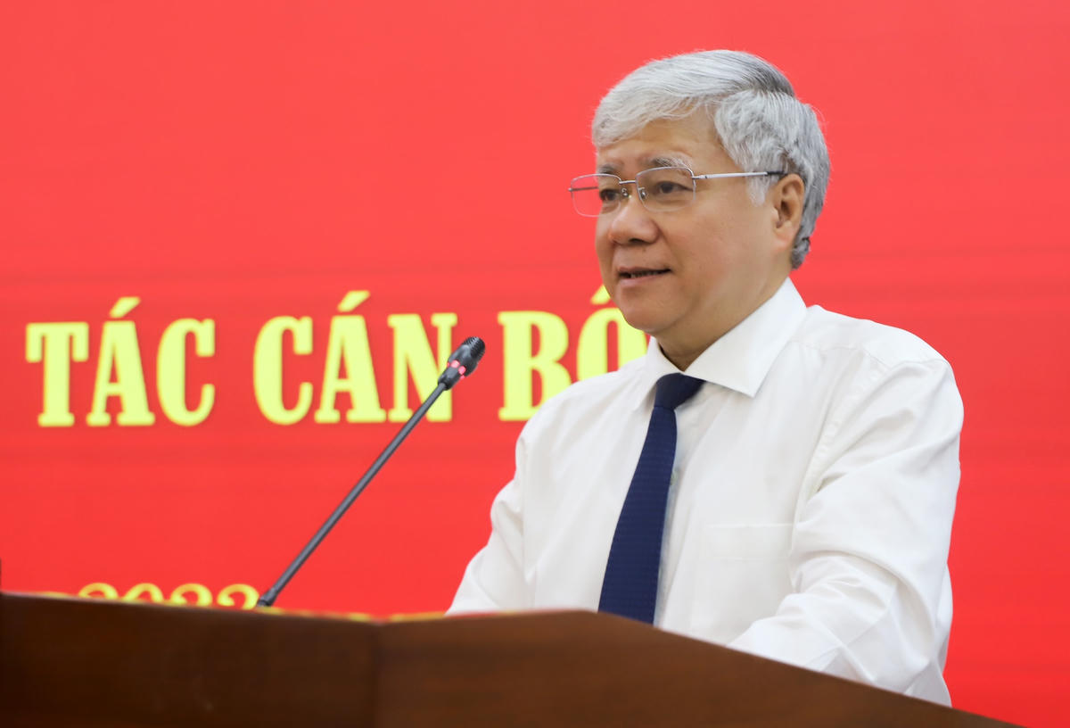 Chủ tịch Đỗ Văn Chiến phát biểu tại buổi Lễ.