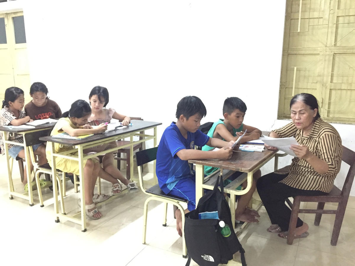 Một góc lớp học của cô Bạch Thị Ngọc Hạnh.