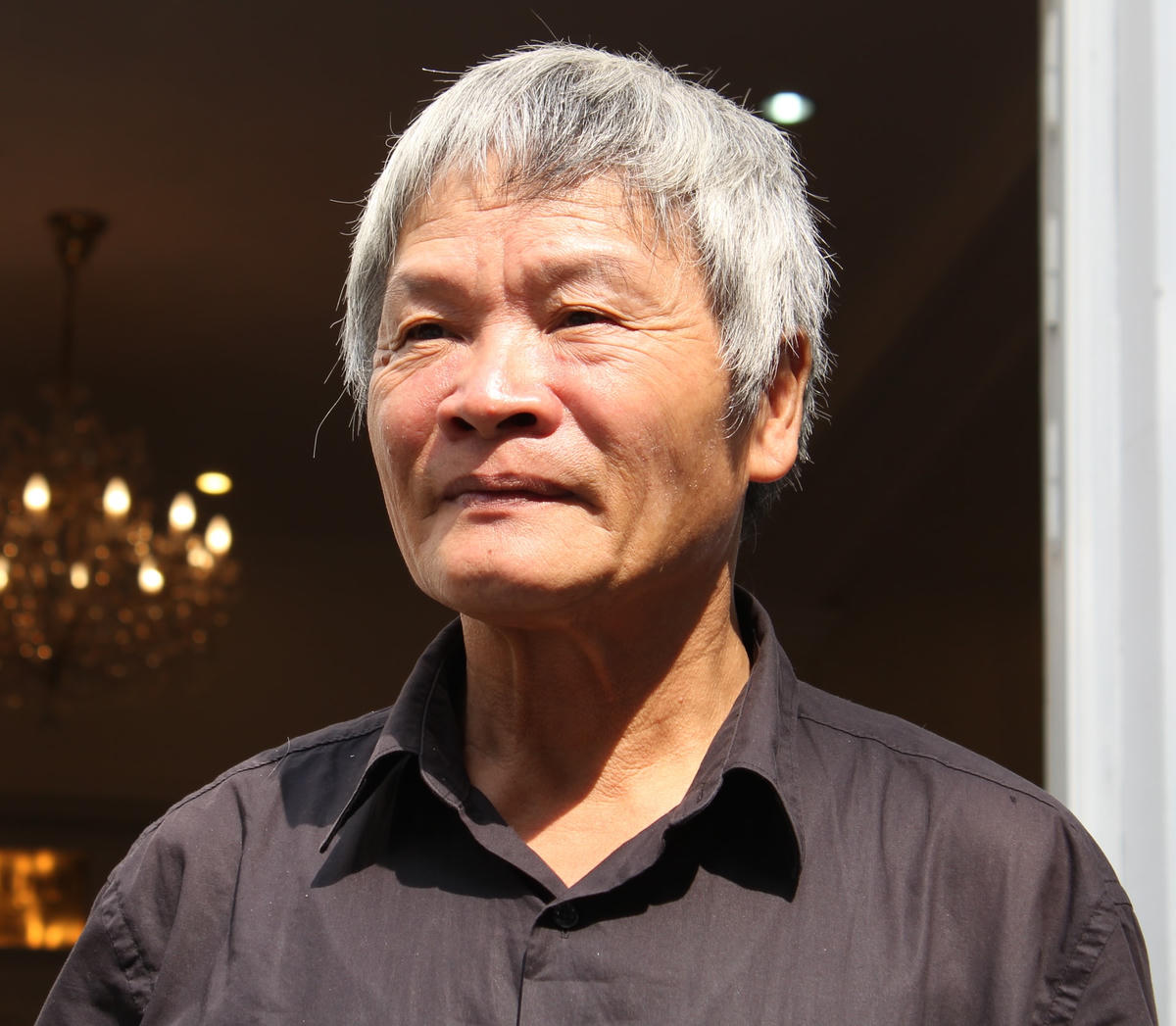 Nhiếp ảnh gia Nguyễn Đình Toán.  Ảnh: Hoàng Thu Phố.