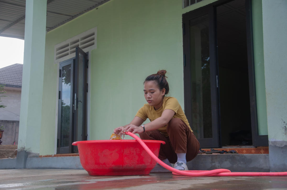 Chị Kiều sớm trở thành góa phụ khi chồng mất vì tai nạn giao thông.