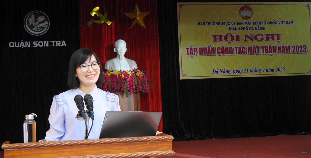 Đà Nẵng: 200 đại biểu quận Sơn Trà dự Hội nghị tập huấn Công tác Mặt trận 2023