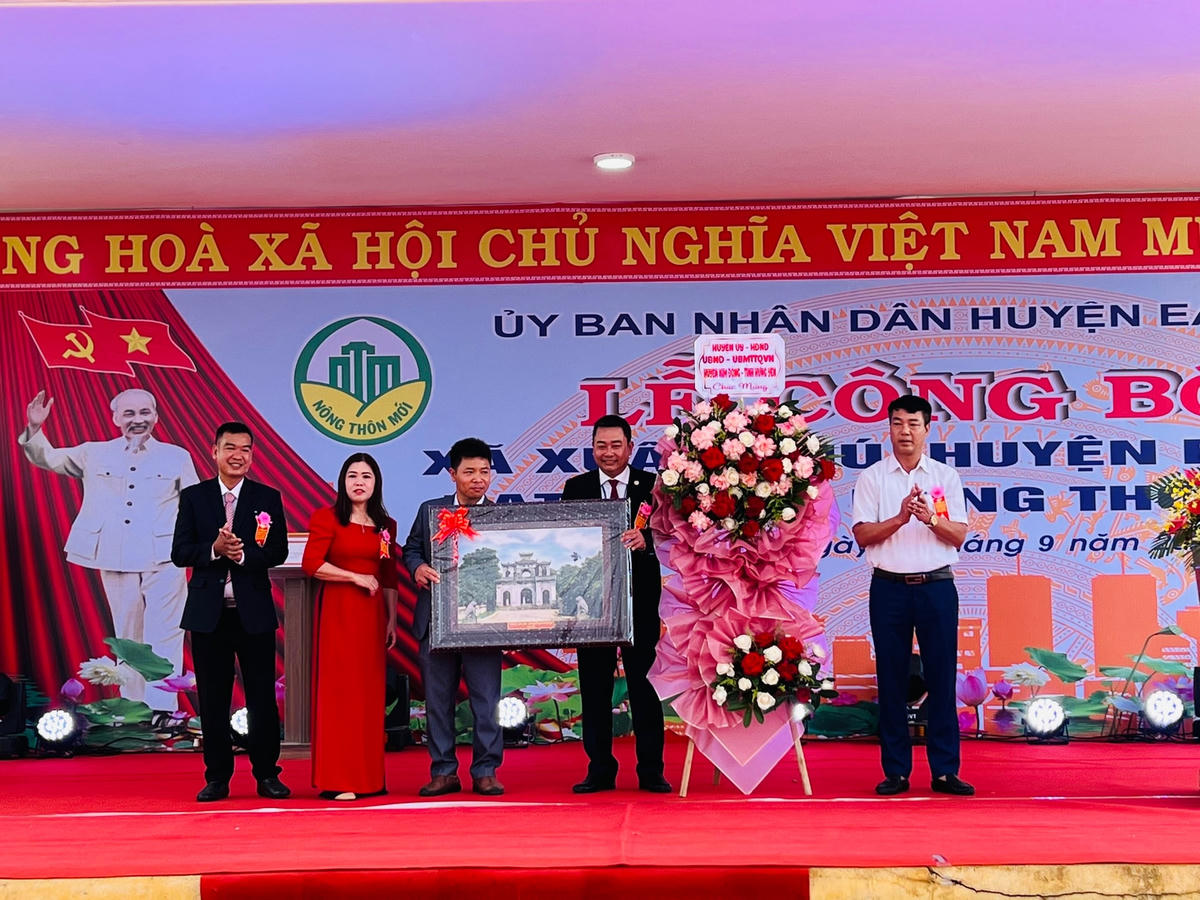 Đắk Lắk: Công nhận xã Xuân Phú đạt chuẩn nông thôn mới
