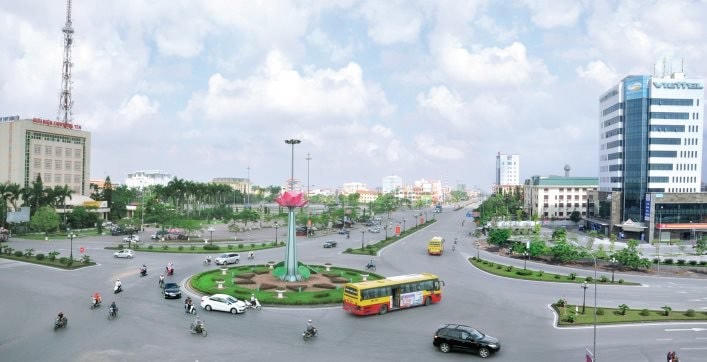 Thành phố Hưng Yên ngày nay.  