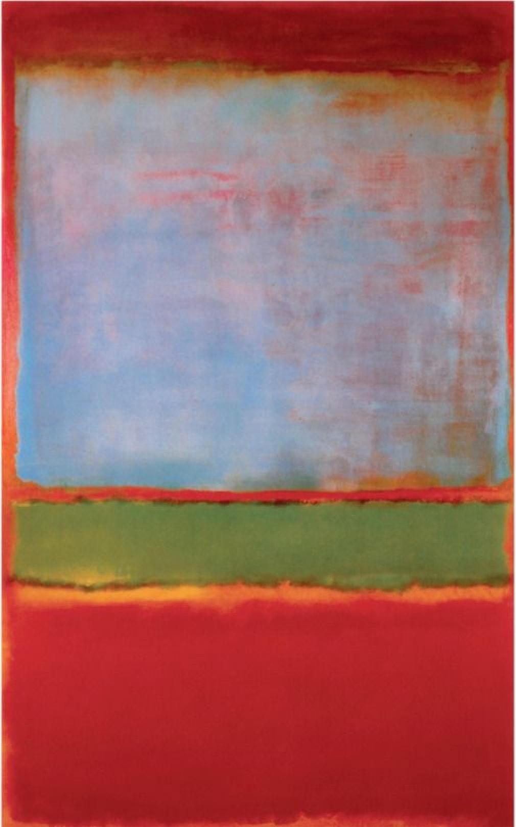 "N°6" (Violet, Green and Red) của Mark Rothko