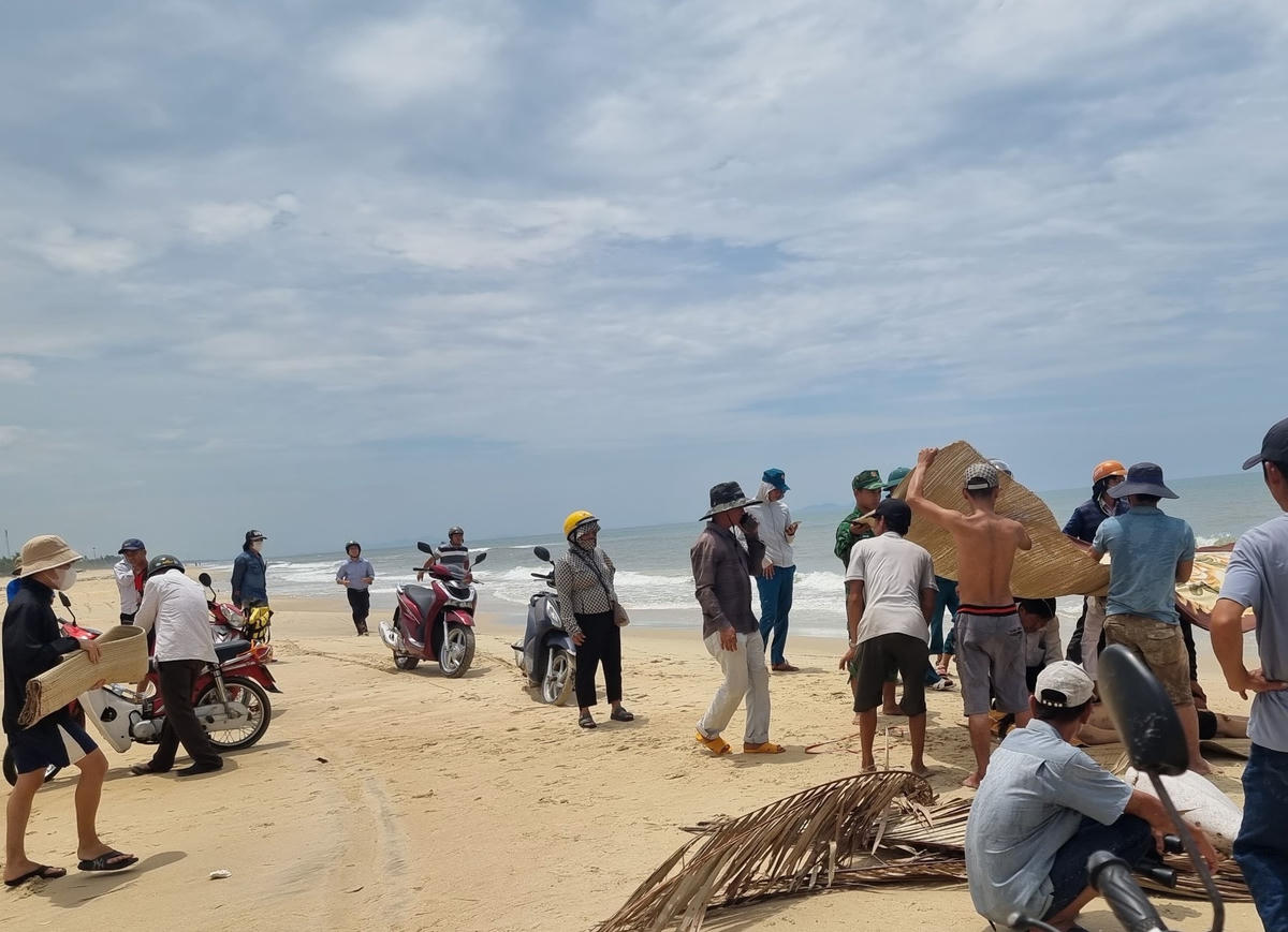 Khu vực nơi phát hiện thi thể anh Kh.