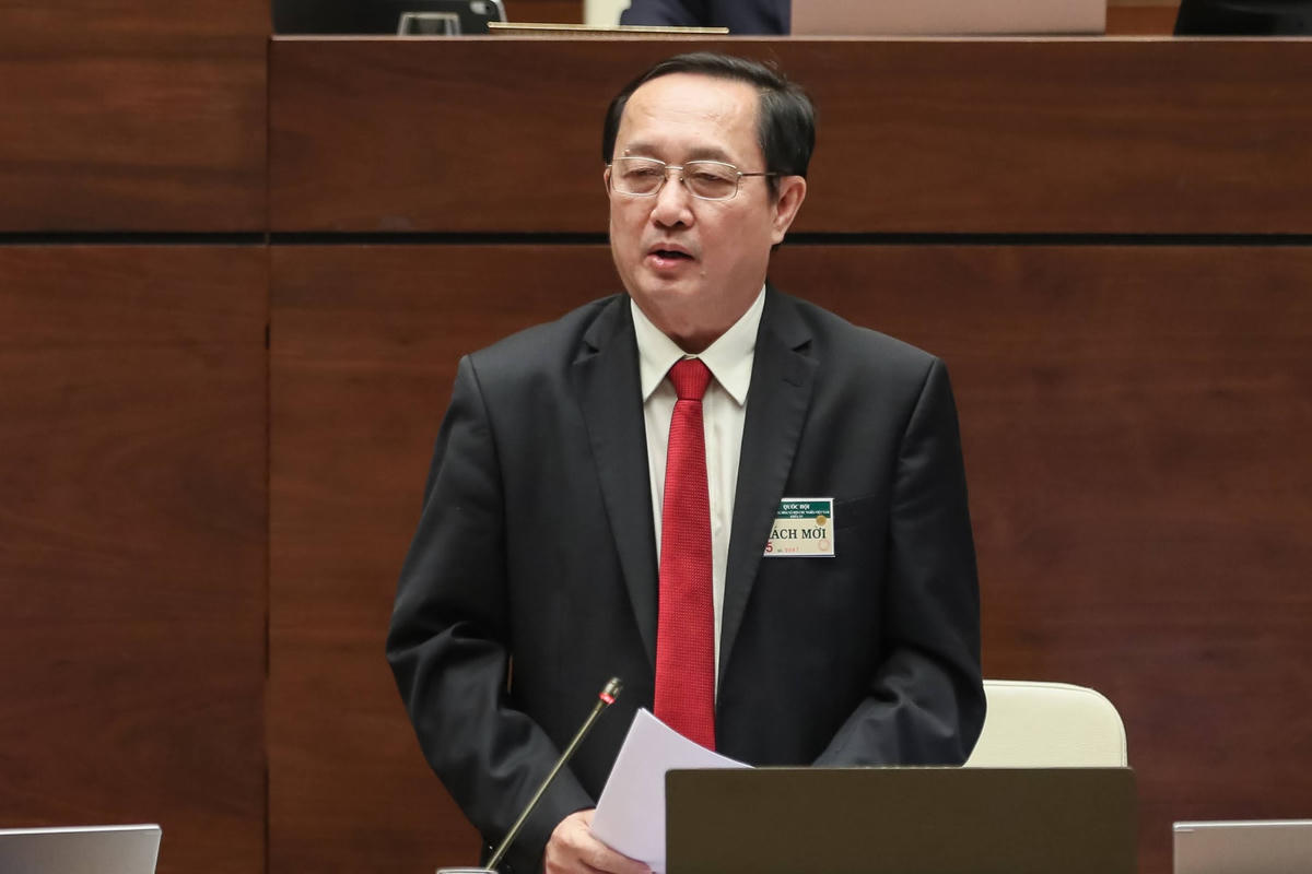 Bộ trưởng Khoa học và Công nghệ Huỳnh Thành Đạt. Ảnh: Quang Vinh.