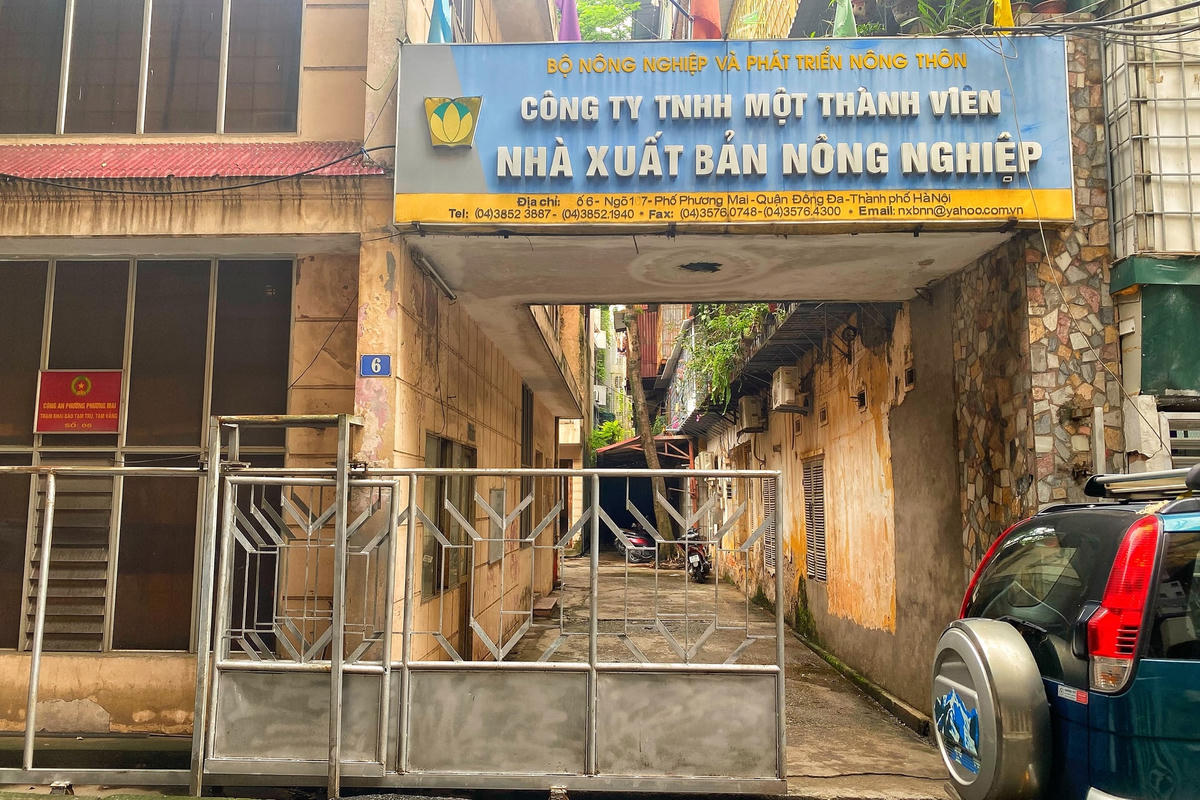 Công ty TNHH Một thành viên Nhà xuất bản Nông nghiệp tại 167/6 phố Phương Mai (quận Đống Đa). 