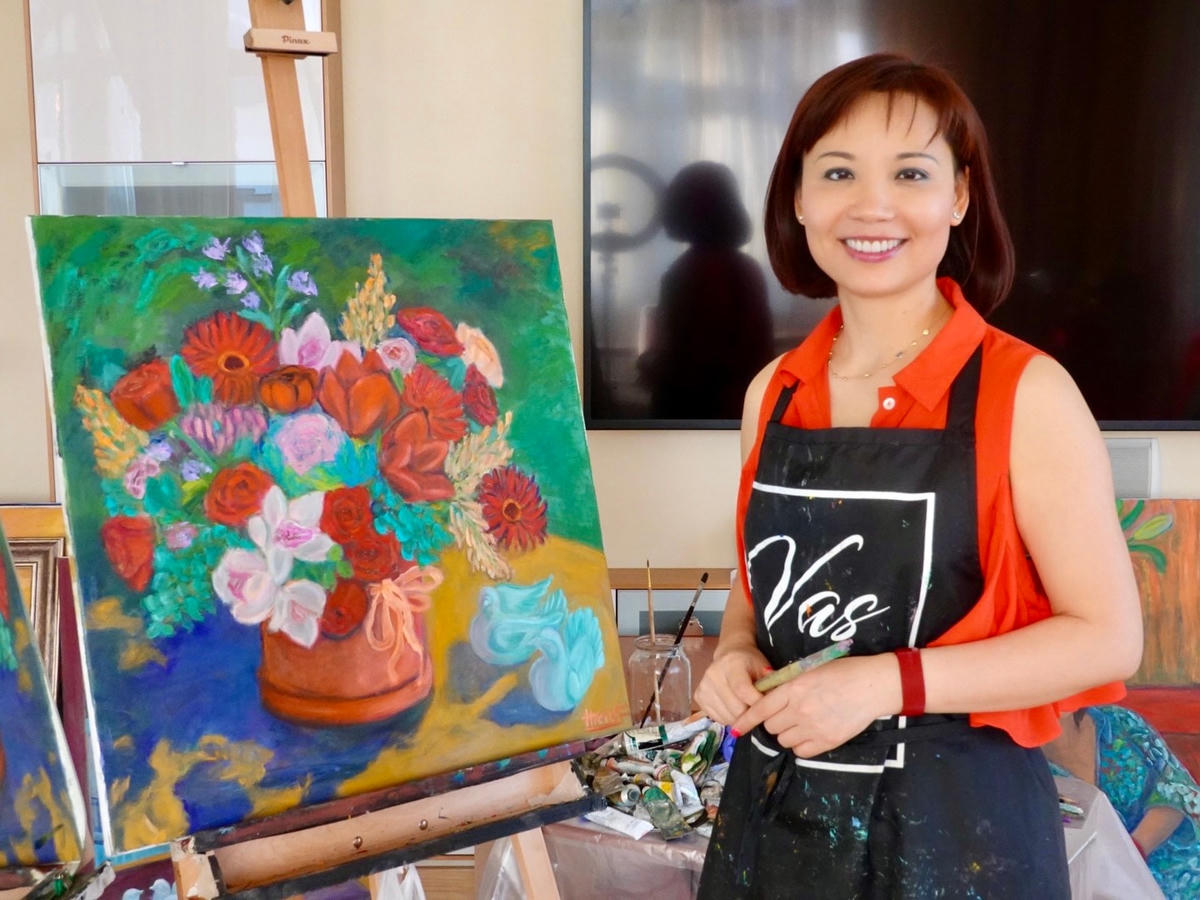 Họa sĩ Trần Thảo Hiền.
