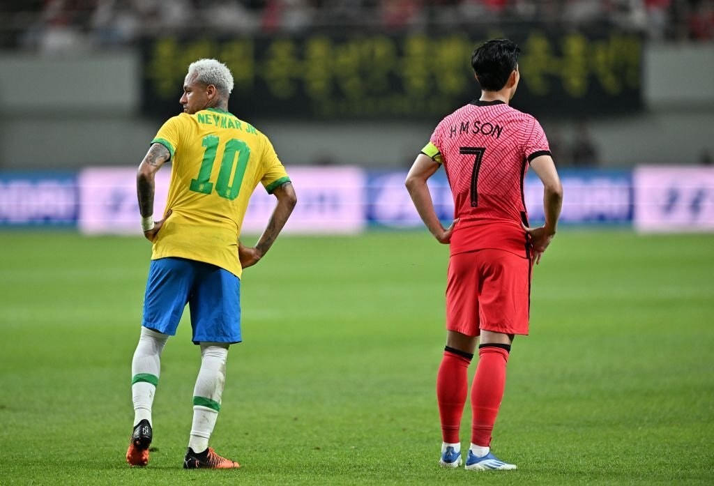 Brazil hy vọng Neymar có thể ra sân ngay từ đầu trong trận đấu với Hàn Quốc. Ảnh: 163. 