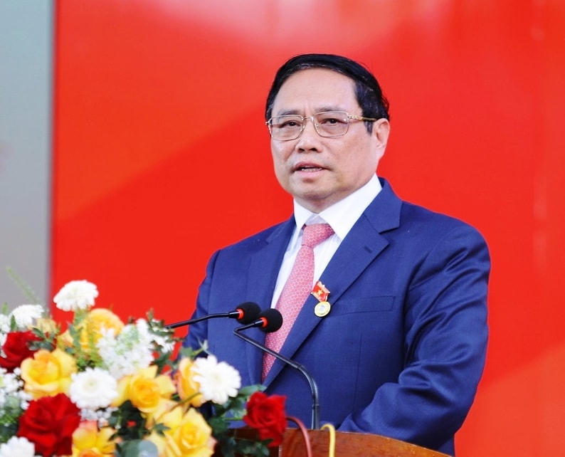 Thủ tướng Chính phủ Phạm Minh Chính gửi những lời chúc mừng tốt đẹp nhất đến các thế hệ thầy giáo, cô giáo, học sinh Trường THPT Cẩm Thủy 1.