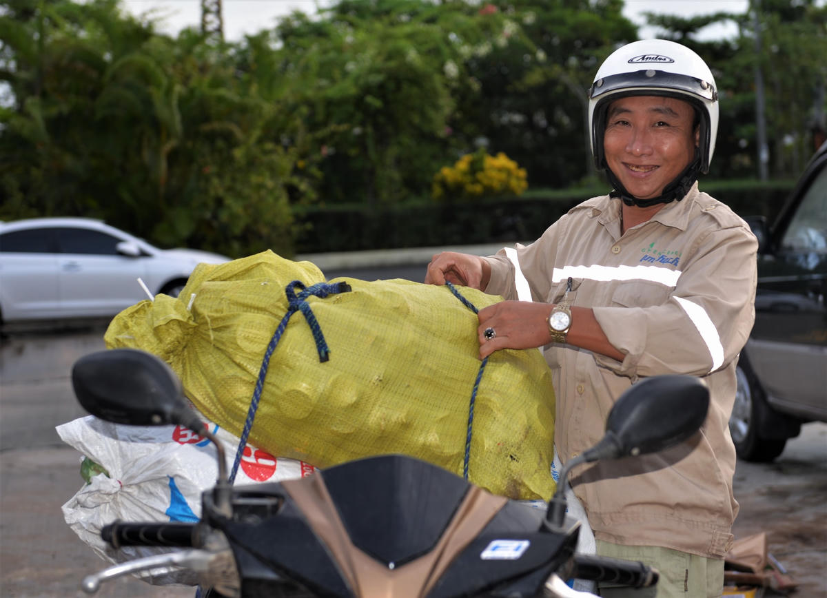 [Ảnh] Quảng Ninh: Độc đáo mô hình 'ngân hàng rác'