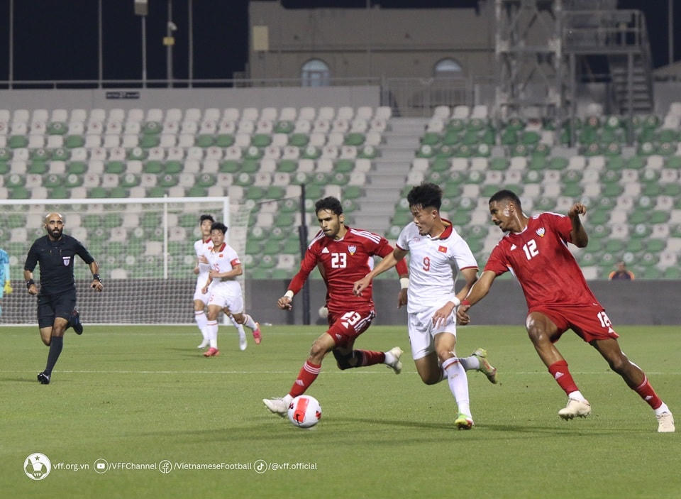 U23 Việt Nam bộc lộ nhiều nhược điểm ở 2 trận đấu đã qua (Ảnh: VFF).