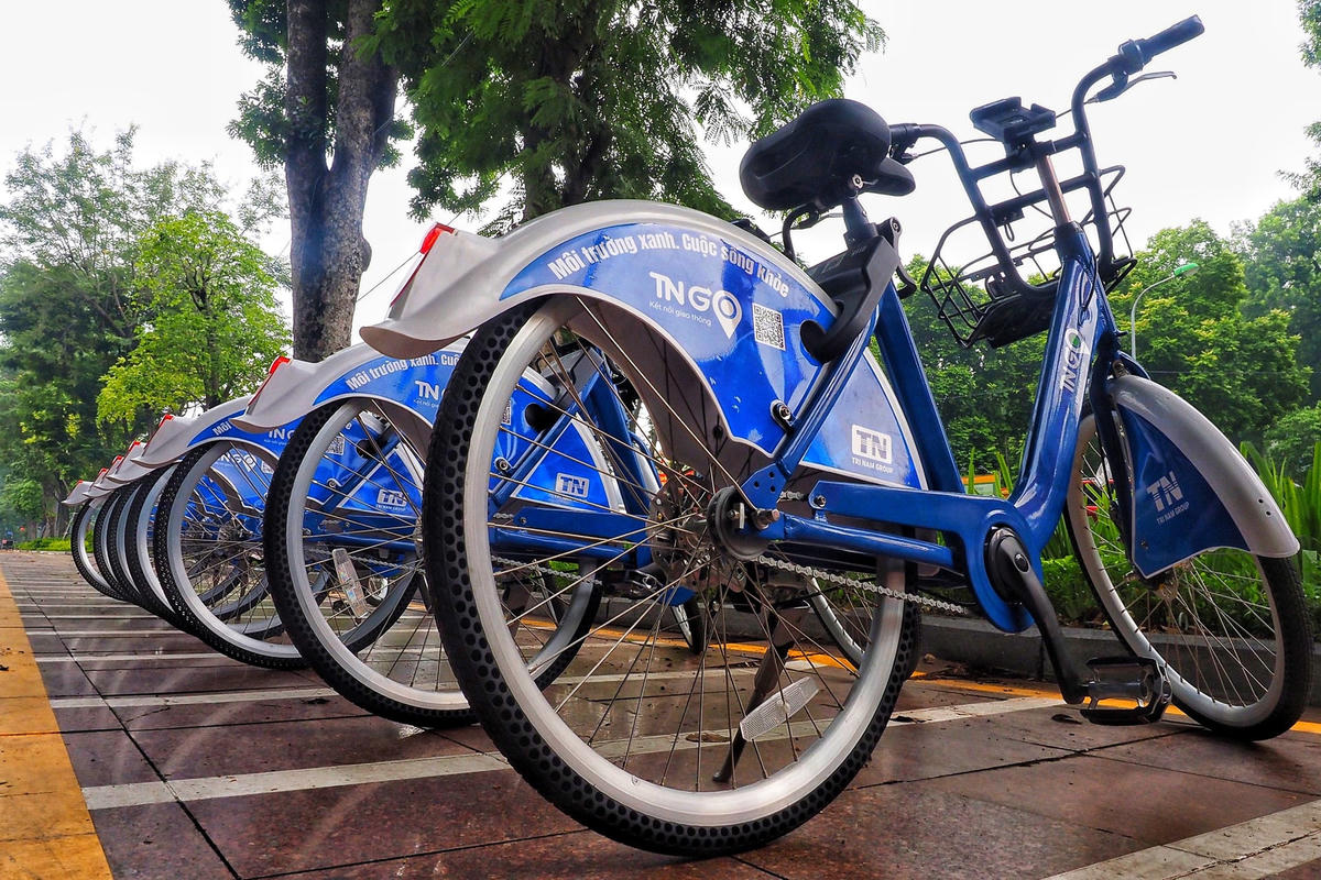 Xe đạp công cộng sắp khai trương tại Hà Nội