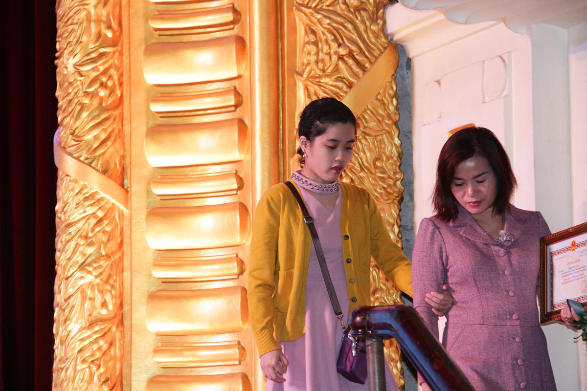 Cuộc thi cũng nhận được sự tham gia nhiệt tình của học sinh, sinh viên khiếm thị, khuyết tật trên khắp cả nước.