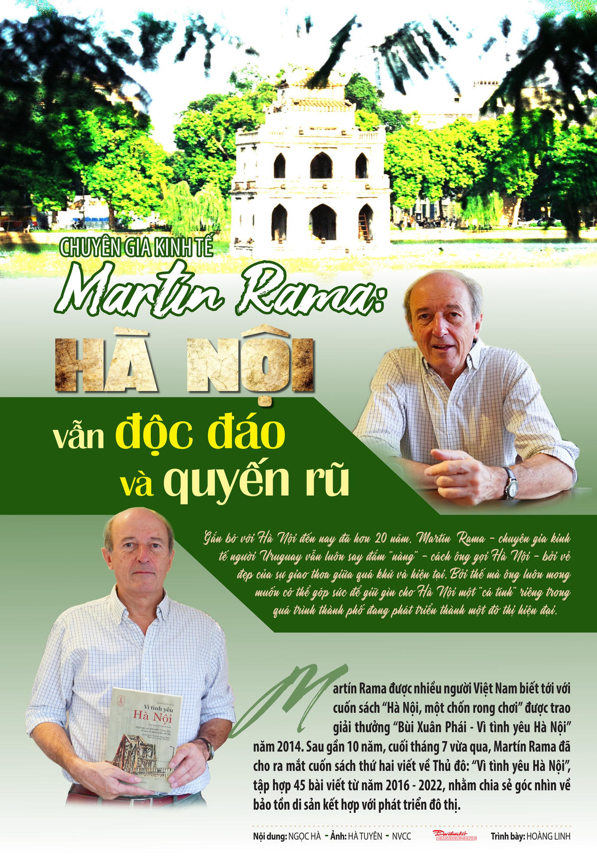 [E-Magazine] Chuyên gia kinh tế Martín Rama: Hà Nội vẫn độc đáo và quyến rũ