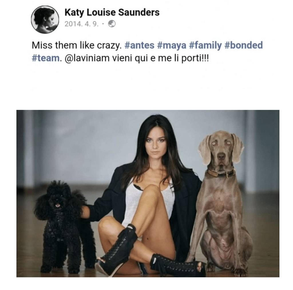 Dù gần 40 tuổi nhưng nét đẹp của Katy Louise Saunders vẫn rất sắc sảo, mặn mà.