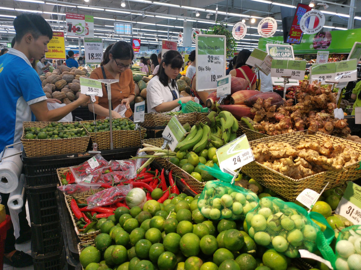 Hệ thống doanh nghiệp bán lẻ đang phát triển nhanh. Ảnh: Quang Vinh.