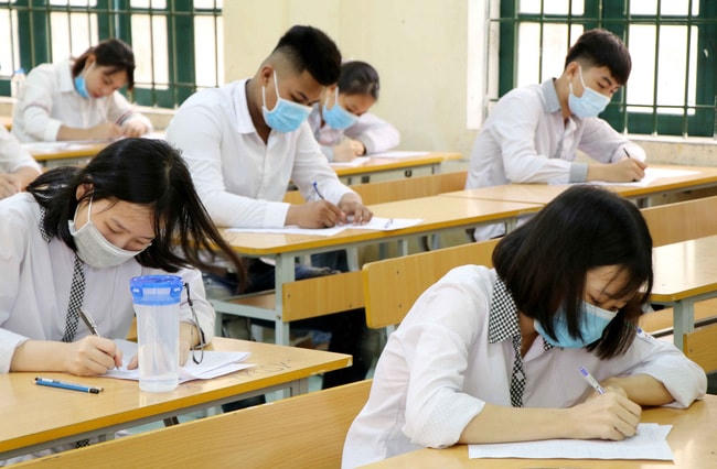 Thí sinh tham dự kỳ thi tốt nghiệp THPT năm 2021.