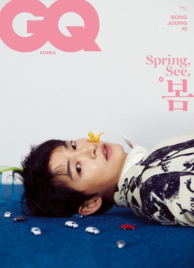 Hình ảnh Song Joong Ki trên tạp chí GQ Hàn Quốc. 