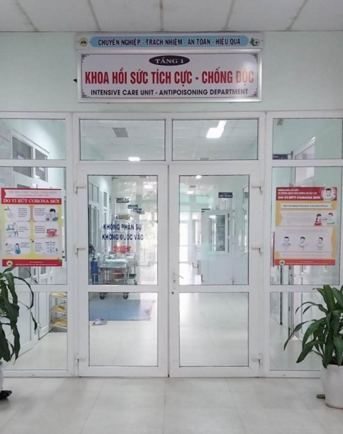 Nơi đang điều trị cho các nạn nhân đang ngộ độc thức ăn. Ảnh CTV.