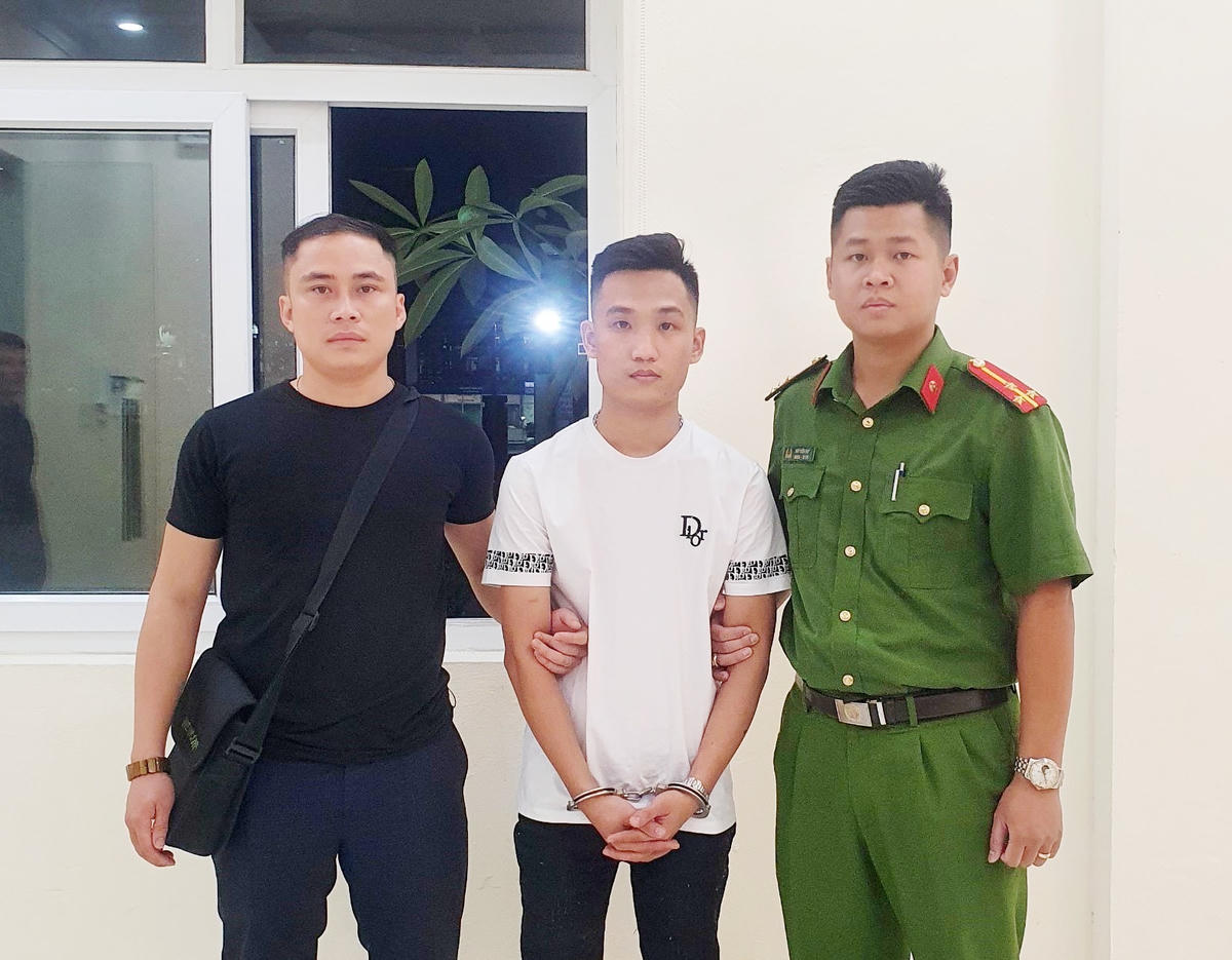 Đối tượng Đoàn Văn Trưởng bị cơ quan công an bắt giữ.