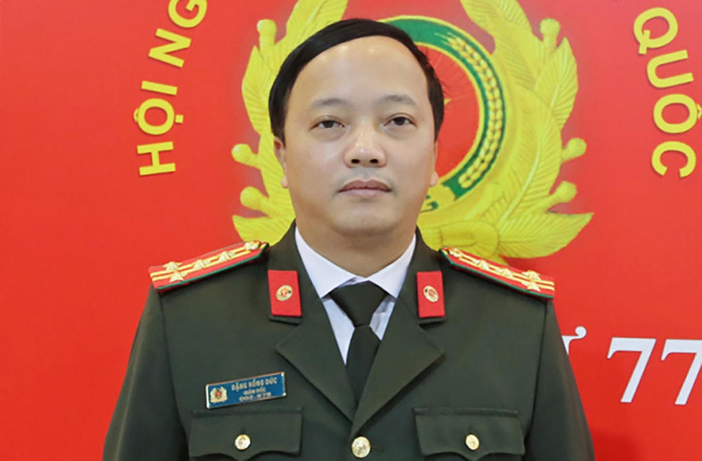 Đại tá Đặng Hồng Đức. Ảnh: Công an Yên Bái.