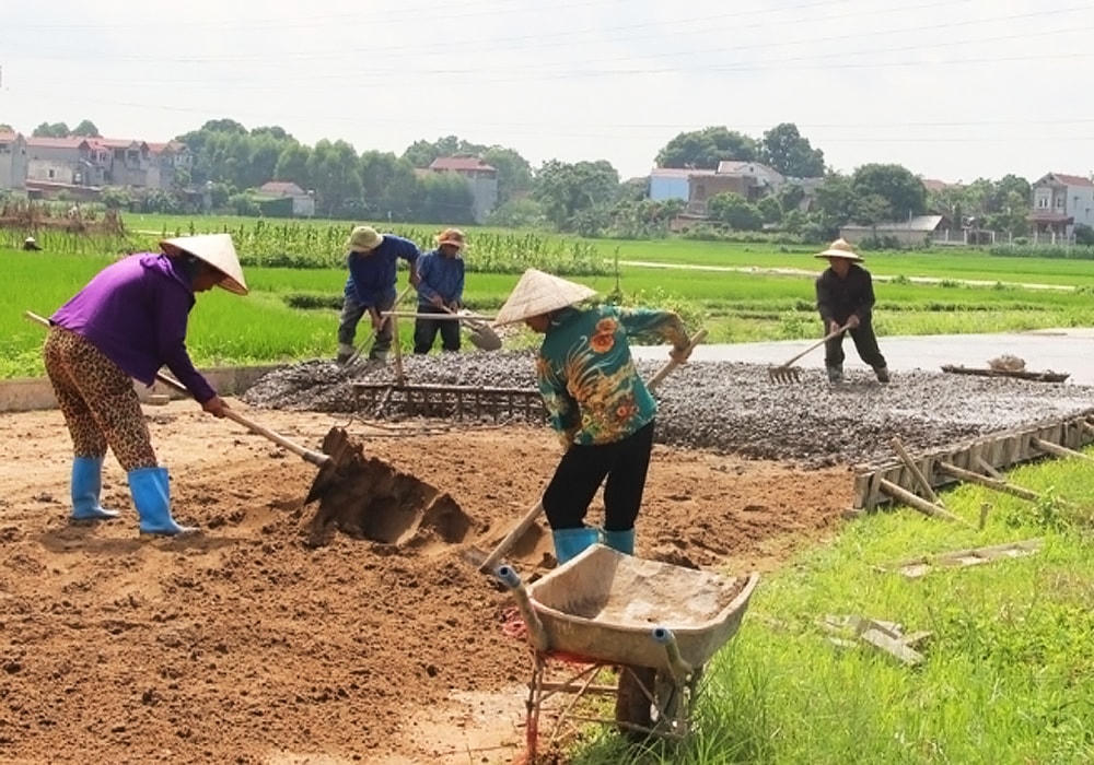 Cơ sở hạ tầng trên địa bàn huyện Nghĩa Đàn ngày càng khang trang hơn.