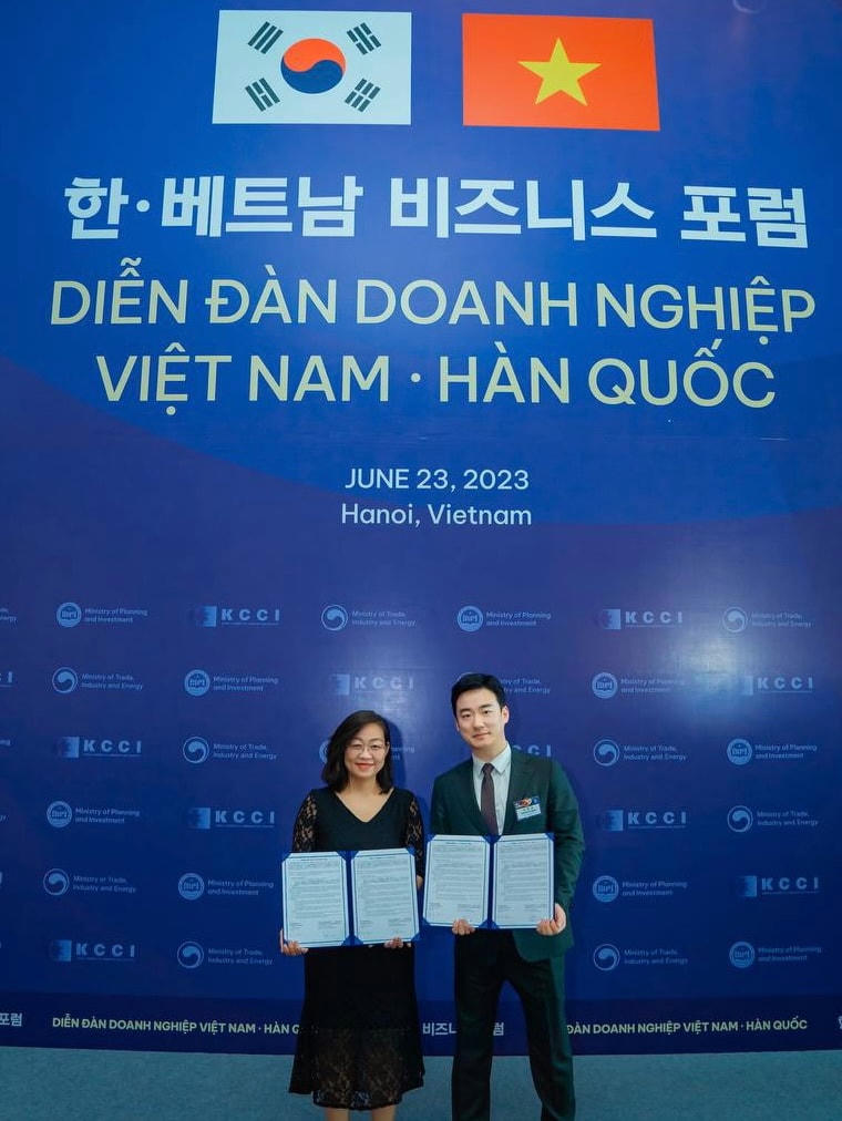 WinCommerce và đối tác Evergood ký kết Biên bản ghi nhớ hợp tác tại Diễn đàn doanh nghiệp Việt Nam - Hàn Quốc.