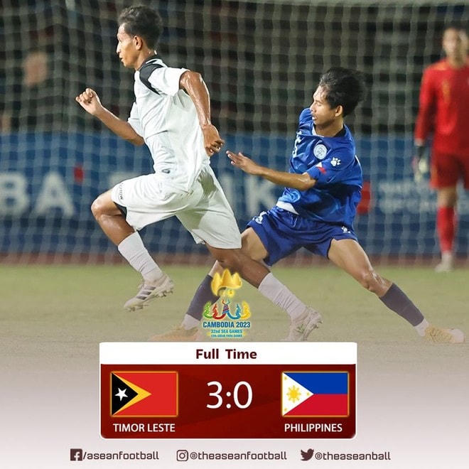U22 Timor Leste giành chiến thắng lịch sử ở đấu trường SEA Games. 
