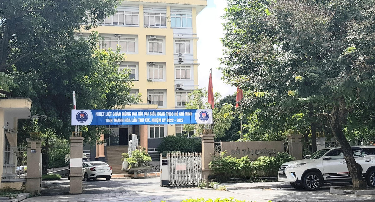 Trụ sở Sở Tài chính tỉnh Thanh Hóa - nơi bà Đinh Cẩm Vân từng công tác và để xảy ra sai phạm.